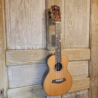 Ohana Concert CK-50ME Solid Ceder Top Laminate Macassar Ebony Slotted Headstock Ukulele h891