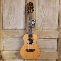 Ohana Concert CK-50ME Solid Ceder Top Laminate Macassar Ebony Slotted Headstock Ukulele h892
