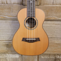 Ohana Concert CK-50ME Solid Ceder Top Laminate Macassar Ebony Slotted Headstock Ukulele h892
