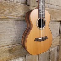 Ohana Concert CK-50ME Solid Ceder Top Laminate Macassar Ebony Slotted Headstock Ukulele h892
