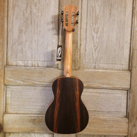 Ohana Concert CK-50ME Solid Ceder Top Laminate Macassar Ebony Slotted Headstock Ukulele h892