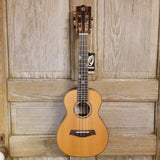 Ohana Concert CK-50ME Solid Ceder Top Laminate Macassar Ebony Slotted Headstock Ukulele h893
