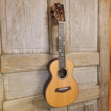 Ohana Concert CK-50ME Solid Ceder Top Laminate Macassar Ebony Slotted Headstock Ukulele h893