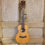 Ohana Concert CK-50ME Solid Ceder Top Laminate Macassar Ebony Slotted Headstock Ukulele h893