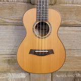 Ohana Concert CK-50ME Solid Ceder Top Laminate Macassar Ebony Slotted Headstock Ukulele h893
