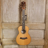 Ohana Concert CK-50ME Solid Ceder Top Laminate Macassar Ebony Slotted Headstock Ukulele h894