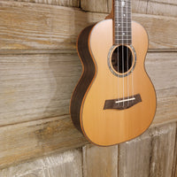 Ohana Concert CK-50ME Solid Ceder Top Laminate Macassar Ebony Slotted Headstock Ukulele h894