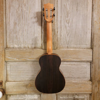 Ohana Concert CK-50ME Solid Ceder Top Laminate Macassar Ebony Slotted Headstock Ukulele h894
