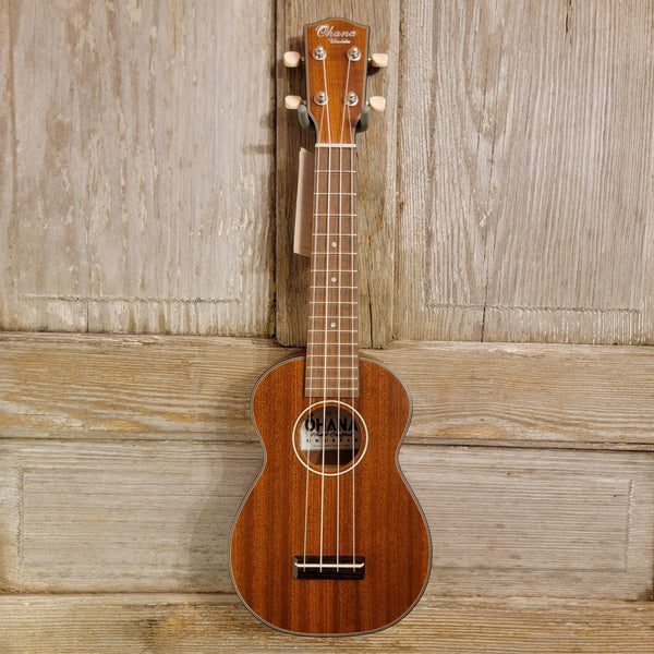 Ohana Soprano SK-14 Laminate Mahogany w/ binding Ukulele h898