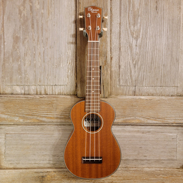 Ohana Soprano SK-14 Laminate Mahogany w/ binding Ukulele h899