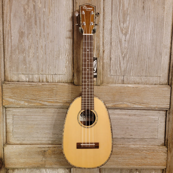 Ohana Concert Pineapple PKC-70G All Solid Spruce / Mahogany Ukulele h903