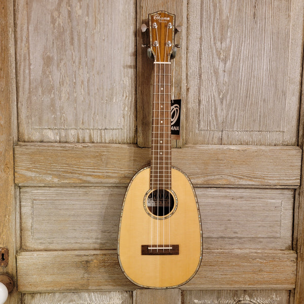Ohana Concert Pineapple PKC-70G All Solid Spruce / Mahogany Ukulele h907