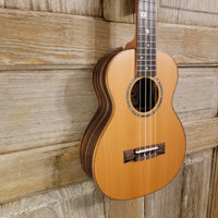 Ohana Tenor TK-50ME Solid Cedar Top Laminate Macassar Ebony Slotted Headstock Ukulele h909