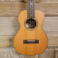 Ohana Tenor TK-50ME Solid Cedar Top Laminate Macassar Ebony Slotted Headstock Ukulele h909