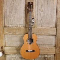 Ohana Tenor TK-50ME Solid Cedar Top Laminate Macassar Ebony Slotted Headstock Ukulele h910