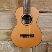Ohana Tenor TK-50ME Solid Cedar Top Laminate Macassar Ebony Slotted Headstock Ukulele h910