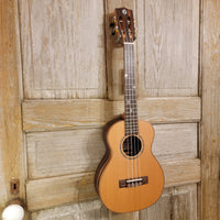 Ohana Tenor TK-50ME Solid Cedar Top Laminate Macassar Ebony Slotted Headstock Ukulele h910