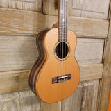 Ohana Tenor TK-50ME Solid Cedar Top Laminate Macassar Ebony Slotted Headstock Ukulele h910