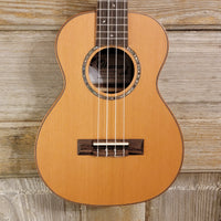 Ohana Tenor TK-50ME Solid Cedar Top Laminate Macassar Ebony Slotted Headstock Ukulele h910