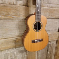 Ohana Tenor TK-50ME Solid Cedar Top Laminate Macassar Ebony Slotted Headstock Ukulele h911