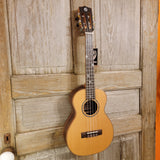 Ohana Tenor TK-50ME Solid Cedar Top Laminate Macassar Ebony Slotted Headstock Ukulele h912