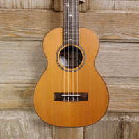 Ohana Tenor TK-50ME Solid Cedar Top Laminate Macassar Ebony Slotted Headstock Ukulele h913
