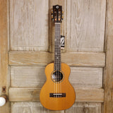Ohana Tenor TK-50ME Solid Cedar Top Laminate Macassar Ebony Slotted Headstock Ukulele h913