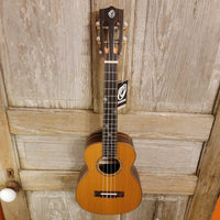 Ohana Tenor TK-50ME Solid Cedar Top Laminate Macassar Ebony Slotted Headstock Ukulele h913