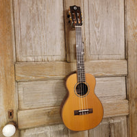 Ohana Tenor TK-50ME Solid Cedar Top Laminate Macassar Ebony Slotted Headstock Ukulele h913