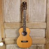 Ohana Tenor TK-50ME Solid Cedar Top Laminate Macassar Ebony Slotted Headstock Ukulele h914