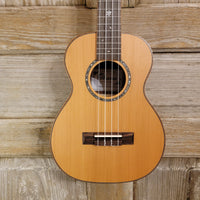Ohana Tenor TK-50ME Solid Cedar Top Laminate Macassar Ebony Slotted Headstock Ukulele h914