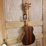 Ohana Tenor TK-50ME Solid Cedar Top Laminate Macassar Ebony Slotted Headstock Ukulele h914