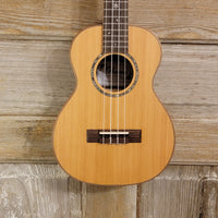 Ohana Tenor TK-50ME Solid Cedar Top Laminate Macassar Ebony Slotted Headstock Ukulele h915