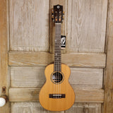 Ohana Tenor TK-50ME Solid Cedar Top Laminate Macassar Ebony Slotted Headstock Ukulele h915
