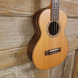 Ohana Tenor TK-50ME Solid Cedar Top Laminate Macassar Ebony Slotted Headstock Ukulele h915