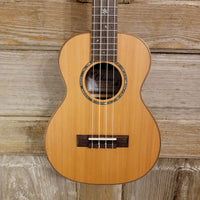 Ohana Tenor TK-50ME Solid Cedar Top Laminate Macassar Ebony Slotted Headstock Ukulele h915