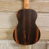 Ohana Tenor TK-50ME Solid Cedar Top Laminate Macassar Ebony Slotted Headstock Ukulele h915