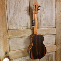 Ohana Tenor TK-50ME Solid Cedar Top Laminate Macassar Ebony Slotted Headstock Ukulele h915