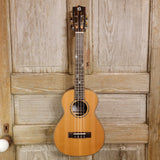 Ohana Tenor TK-50ME Solid Cedar Top Laminate Macassar Ebony Slotted Headstock Ukulele h916