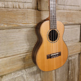 Ohana Tenor TK-50ME Solid Cedar Top Laminate Macassar Ebony Slotted Headstock Ukulele h916