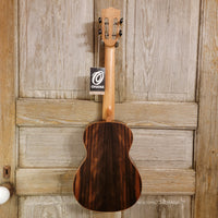 Ohana Tenor TK-50ME Solid Cedar Top Laminate Macassar Ebony Slotted Headstock Ukulele h916