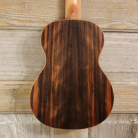 Ohana Tenor TK-50ME Solid Cedar Top Laminate Macassar Ebony Slotted Headstock Ukulele h916