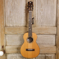 Ohana Tenor TK-50ME Solid Cedar Top Laminate Macassar Ebony Slotted Headstock Ukulele h917