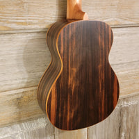 Ohana Tenor TK-50ME Solid Cedar Top Laminate Macassar Ebony Slotted Headstock Ukulele h917