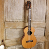 Ohana Tenor TK-50ME Solid Cedar Top Laminate Macassar Ebony Slotted Headstock Ukulele h918