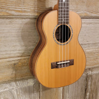 Ohana Tenor TK-50ME Solid Cedar Top Laminate Macassar Ebony Slotted Headstock Ukulele h918