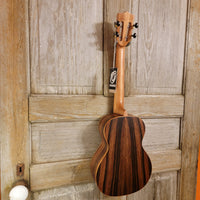 Ohana Tenor TK-50ME Solid Cedar Top Laminate Macassar Ebony Slotted Headstock Ukulele h918