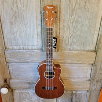 Ohana Tenor TK-20CE Blem Solid Mahogany Top / Laminate Back and Sides A/E Cutaway Ukulele h919