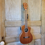 Ohana Tenor TK-20CE Blem Solid Mahogany Top / Laminate Back and Sides A/E Cutaway Ukulele h919