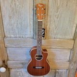Ohana Tenor TK-20CE Blem Solid Mahogany Top / Laminate Back and Sides A/E Cutaway Ukulele h919